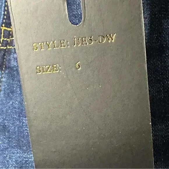 L&B size 6 Bootcut Jeans - dark wash non distressed denim - Picture 8 of 9